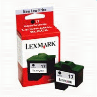 Lexmark 10N0217 ( Lexmark #17 ) Moderate Yield Black Discount Ink Cartridge
