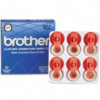 Brother 3015 Lift-Off Correction Tapes (6 Tapes/Pack)