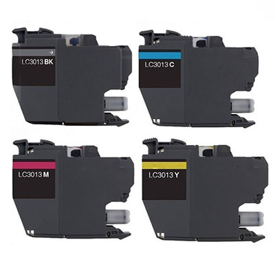Compatible Brother LC-3013BK / LC-3013C / LC-3013M / LC-3013Y ( LC-3013BK ) Multicolor Discount Ink Cartridge