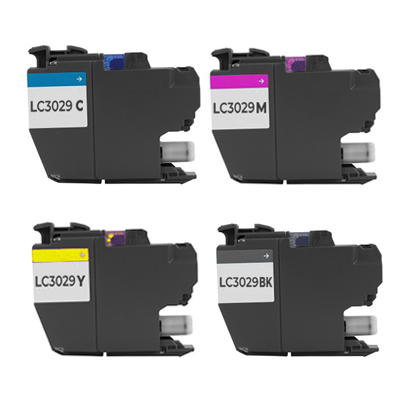 Compatible Brother LC-3029BK / LC-3029C / LC-3029M / LC-3029Y ( LC3029BK ) Multicolor Discount Ink Cartridge