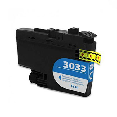 Compatible Brother LC-3033C ( LC3033C ) Cyan Discount Ink Cartridge
