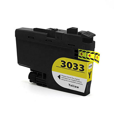 Compatible Brother LC-3033Y ( LC3033Y ) Yellow Discount Ink Cartridge