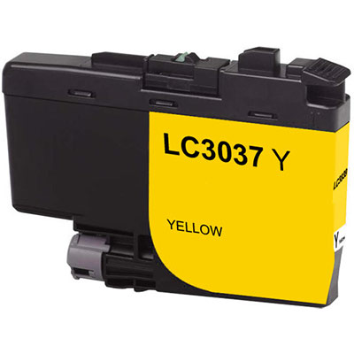 Compatible Brother LC-3037Y ( LC3037 ) Yellow Discount Ink Cartridge