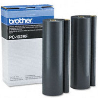 Brother PC-102RF ( PC102RF ) Black Thermal Transfer Ribbon Refills (2/pack)