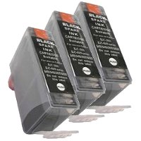 Canon BCI-3eBk Compatible Black Discount Ink Cartridges (3/Pack)