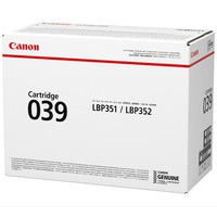 OEM Canon Canon 039 ( 0287C001 ) Black Laser Cartridge
