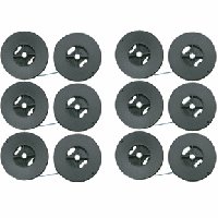 DEC LAXXR-12 Compatible Fabric Spool Dot Matrix Printer Ribbons (6/Box)
