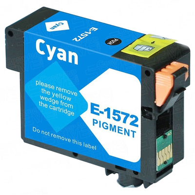 Remanufactured Epson T157220 Cyan Discount Ink Cartridge