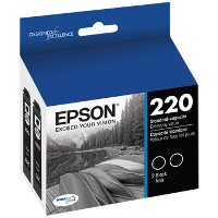 Epson T220120-D2 Discount Ink Cartridge Dual Pack