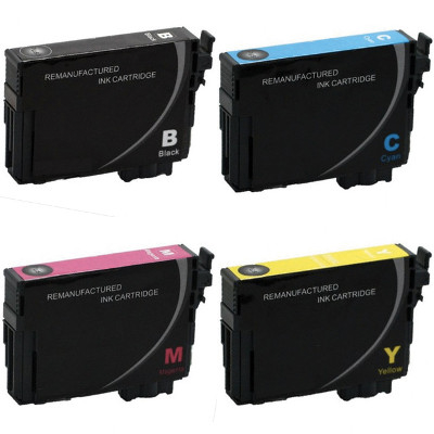 Remanufactured Epson T220XL120 / T220XL220 / T220XL320 / T220XL420 ( T220XL220 ) Multicolor Discount Ink Cartridge