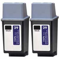 Hewlett Packard HP 51629A ( HP 29 ) Remanufactured Discount Ink Cartridges (2/Pack)