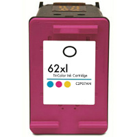 Hewlett Packard HP C2P07AN / HP 62XL Tri-Color Remanufactured Discount Ink Cartridge