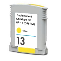 Hewlett Packard HP C4817A ( HP 13 Yellow ) Remanufactured Discount Ink Cartridge