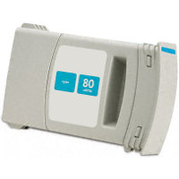 Hewlett Packard HP C4872A ( HP 80 Cyan ) Remanufactured Discount Ink Cartridge