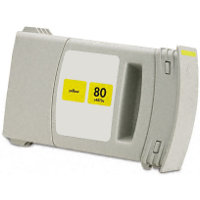 Hewlett Packard HP C4873A ( HP 80 Yellow ) Remanufactured Discount Ink Cartridge