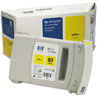 Hewlett Packard HP C4873A ( HP 80 ) Yellow Discount Ink Cartridge