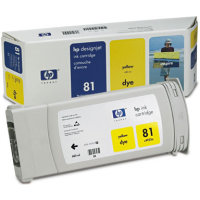 Hewlett Packard HP C4933A ( HP 81 ) Yellow Dye Discount Ink Cartridge