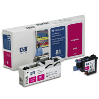 Hewlett Packard HP C4952A ( HP 81 ) Magenta Printhead Discount Ink Cartridge with Printhead cleaner