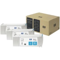 Hewlett Packard HP C5067A ( HP 81 ) Cyan Ink Cartridges (3/Pack)