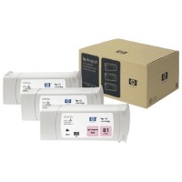 Hewlett Packard HP C5071A ( HP 81 ) Dye Ink Light Magenta Discount Ink Cartridge Multi-Pack ( 3 Pack of C4935A )