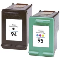 Hewlett Packard HP C9354FN ( HP 94/95 ) Remanufactured Discount Ink Cartridge Combo Pack