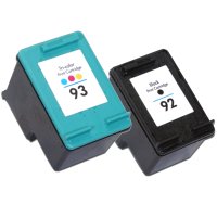 Hewlett Packard HP C9362WN & C9361WN ( HP 92/93 ) Remanufactured Discount Ink Cartridge Twin Pack