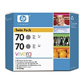 Hewlett Packard HP CB341A ( HP 70 ) Discount Ink Cartridge Twin Pack