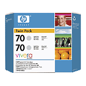 Hewlett Packard HP CB342A ( HP 70 ) Discount Ink Cartridge Twin Pack