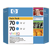 Hewlett Packard HP CB343A ( HP 70 ) Discount Ink Cartridge Twin Pack