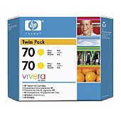 Hewlett Packard HP CB345A ( HP 70 ) Discount Ink Cartridge Twin Pack