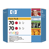 Hewlett Packard HP CB347A ( HP 70 ) Discount Ink Cartridge Twin Pack