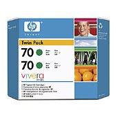 Hewlett Packard HP CB348A ( HP 70 ) Discount Ink Cartridge Twin Pack