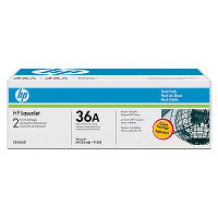 Hewlett Packard HP CB436AD ( HP 36A ) Laser Cartridge Dual Pack