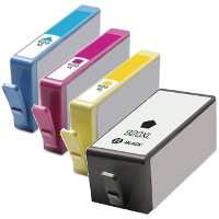 Hewlett Packard HP CD972AN / CD973AN / CD974AN / CD975AN ( HP 920XL ) Remanufactured Discount Ink Cartridge Set