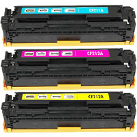 Hewlett Packard HP CF211A / CF212A / CF213A ( HP 131A ) Compatible Laser Cartridge Set