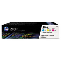 Hewlett Packard HP CF341A ( HP 126A ) Laser Cartridge Tri-Pack