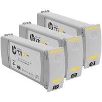 Hewlett Packard HP CR253A ( HP 771 Yellow ) Discount Ink Cartridges (3/Pack)