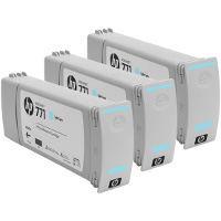 Hewlett Packard HP CR255A ( HP 771 Light Cyan ) Discount Ink Cartridges (3/Pack)