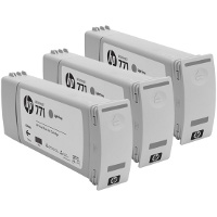 Hewlett Packard HP CR257A ( HP 771 Light Gray ) Discount Ink Cartridges (3/Pack)