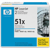 Hewlett Packard HP Q7551XD ( HP 51X ) Laser Cartridge Dual Pack