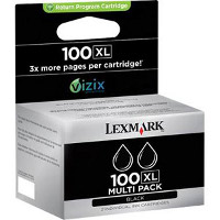 Lexmark 14N0683 ( Lexmark 100XL ) Discount Ink Cartridge Dual Pack