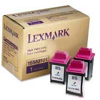 Lexmark 15M0101 ( Lexmark Tri-Pack #85 ) High Capacity Color Discount Ink Cartridges