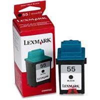 Lexmark 16G0055 ( Lexmark #55 ) Black High-Yield, High-Resolution Discount Ink Cartridge