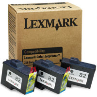 Lexmark 18L0232 ( Lexmark Tri-Pack #82 ) Black Standart Capacity Discount Ink Cartridges
