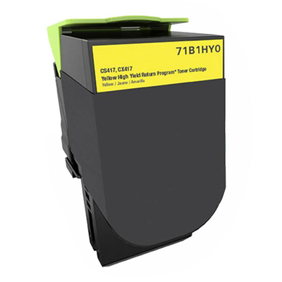 Compatible Lexmark 71B1HY0 ( 71B0H40 ) Yellow Laser Cartridge