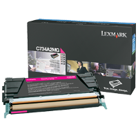 OEM Lexmark C734A2MG Magenta Laser Cartridge