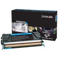 OEM Lexmark C746A2CG Cyan Laser Cartridge