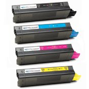 Compatible Okidata 42127401 / 42127402 / 42127403 / 42127404 ( 42127401 ) Multicolor Laser Cartridge