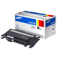 Samsung CLT-P407B Laser Cartridges (2/Pack)