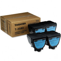 Toshiba T3580 Black Laser Cartridges (4/Pack)